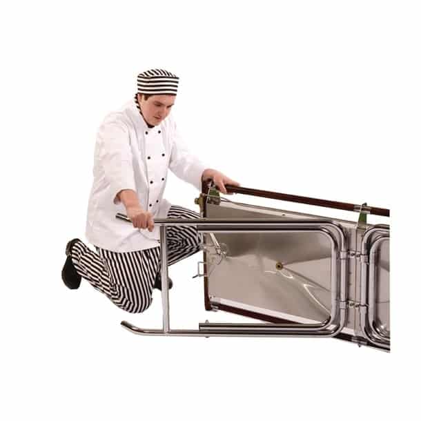 Cinders Propane Gas Barbecue Slimfold TG160 - 1,000 Burgers Per Day Capacity - Image 6