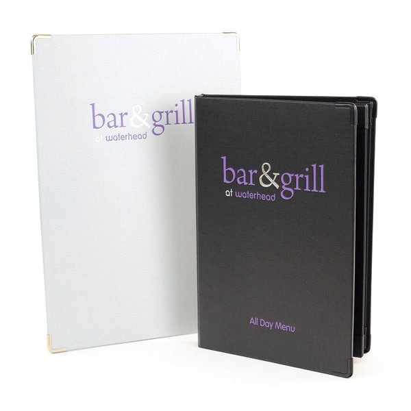 London Buckram Menu Covers