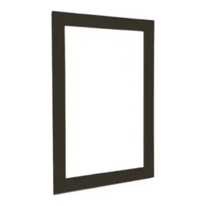 Wall Mounted Snap Frame Menu Display - Black - Smart Hospitality Supplies