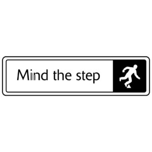 Mind the Step Sign - Metal Door Signs