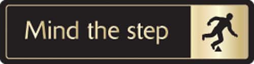 Mind the Step Sign - Metal Door Signs