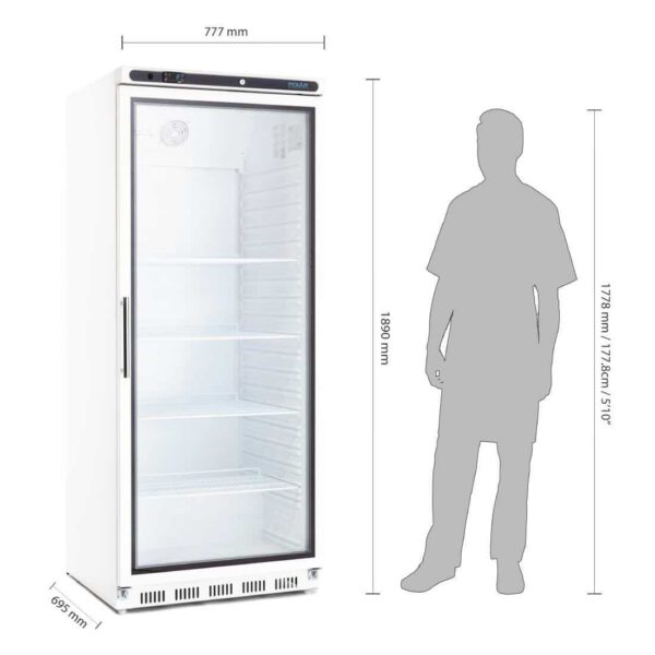 Polar Display Fridge 600 Ltr