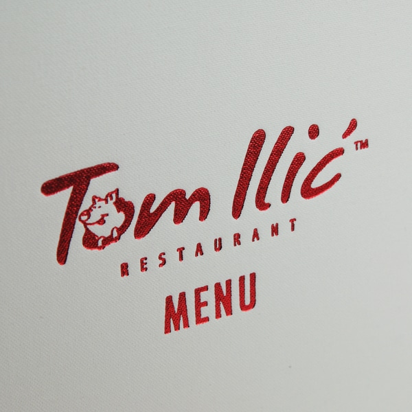 London Buckram Menu Covers