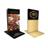 Branded Numbered Single Channel Metal Menu Holders