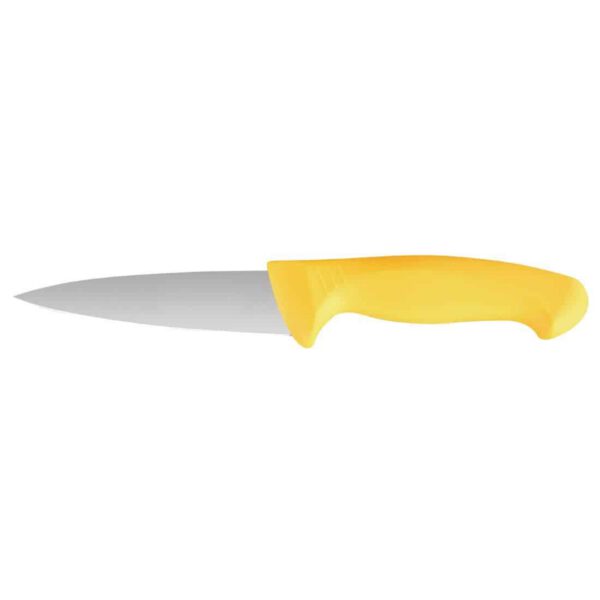 Vogue Yellow Handle 6 Piece Knife Set with Wallet - Image 2