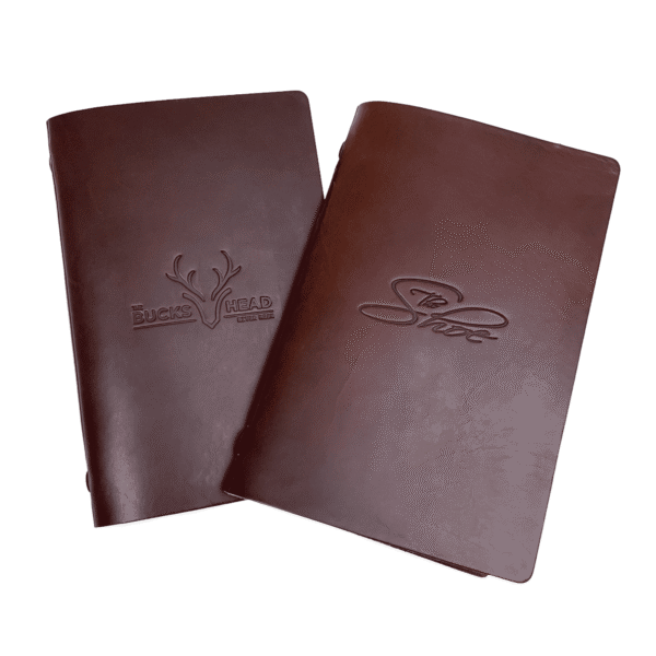Saddle Hide Leather Menu Covers - Image 21