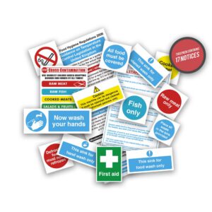 Health and Safety Signs Pack - Senior Catering Starter Pack