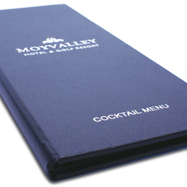 Soho Buckram Menu Covers