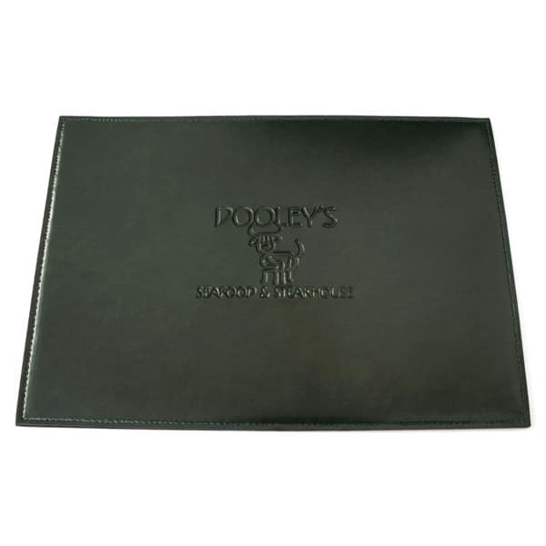 Stitched Hide Leather Desk Mat