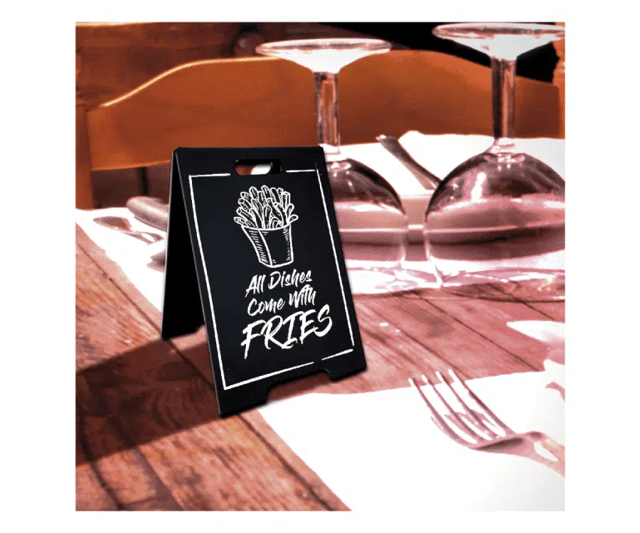 Mini A-Board Tabletop counter top tent message board - Image 2