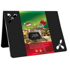 Festive Holly Counter Top Tent Message Board
