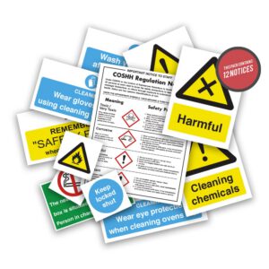 Health and Safety Signs Pack - Chemical Use and Storage