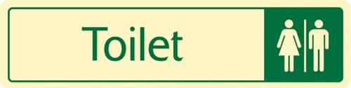 Toilet Sign - Metal Door Signs