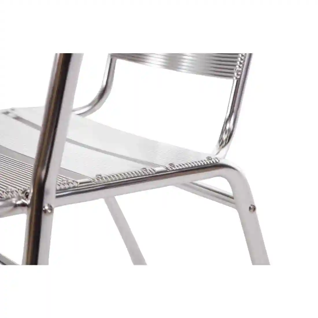 Bolero Aluminium Stacking Chairs (Pack of 4) - Image 3