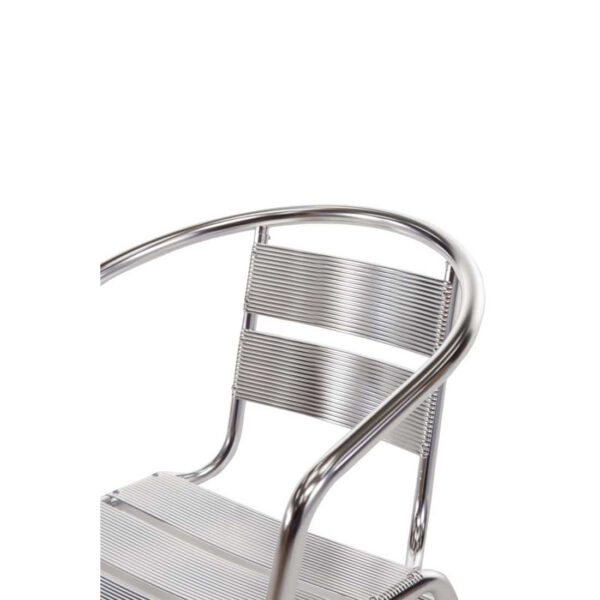 Bolero Aluminium Stacking Chairs (Pack of 4) - Image 4