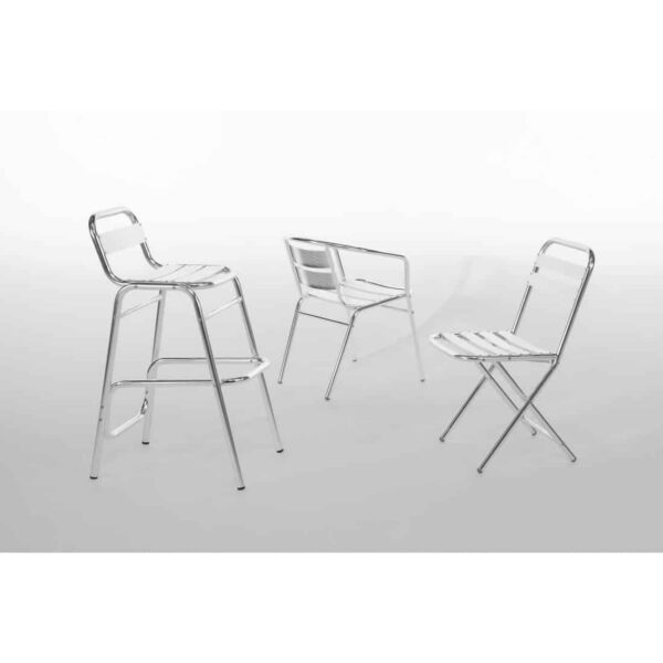 Bolero Aluminium Stacking Chairs (Pack of 4) - Image 10