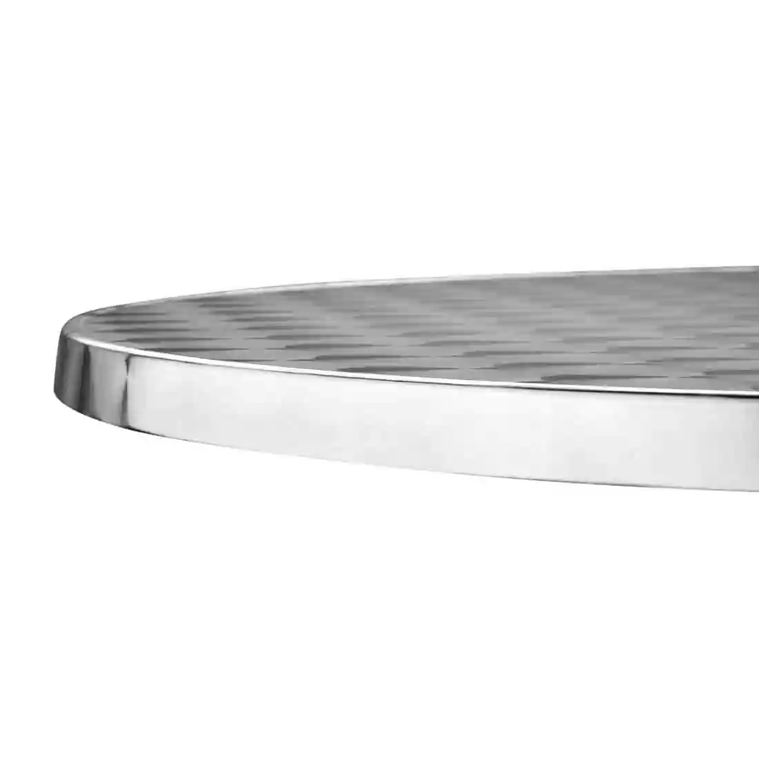 Bolero Round Flip Top Table Stainless Steel 600mm - Image 4