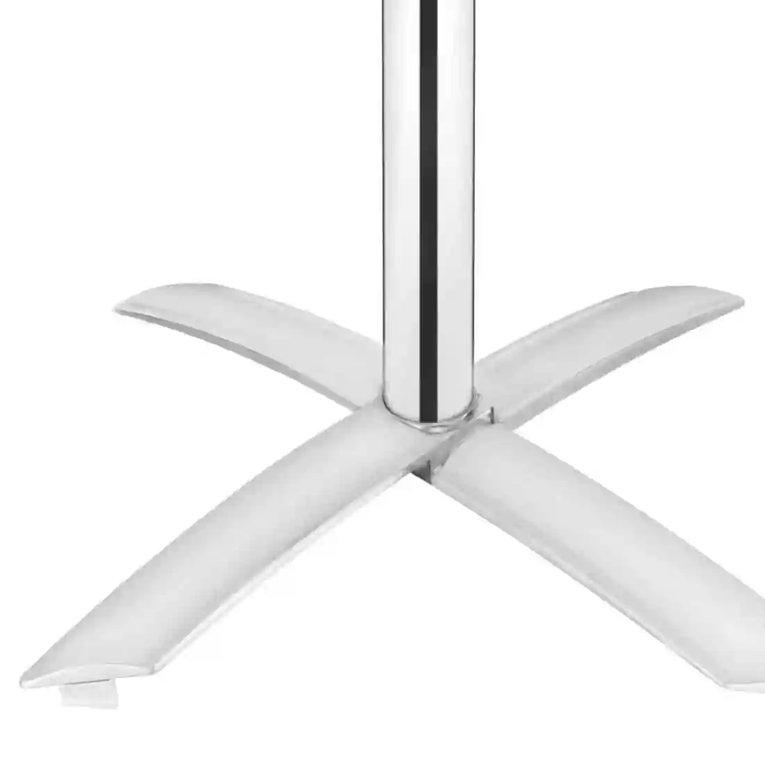 Bolero Round Flip Top Table Stainless Steel 600mm - Image 5