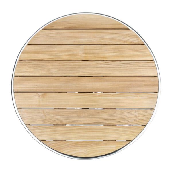 Bolero Round Flip Top Table Ash 600mm - Image 2