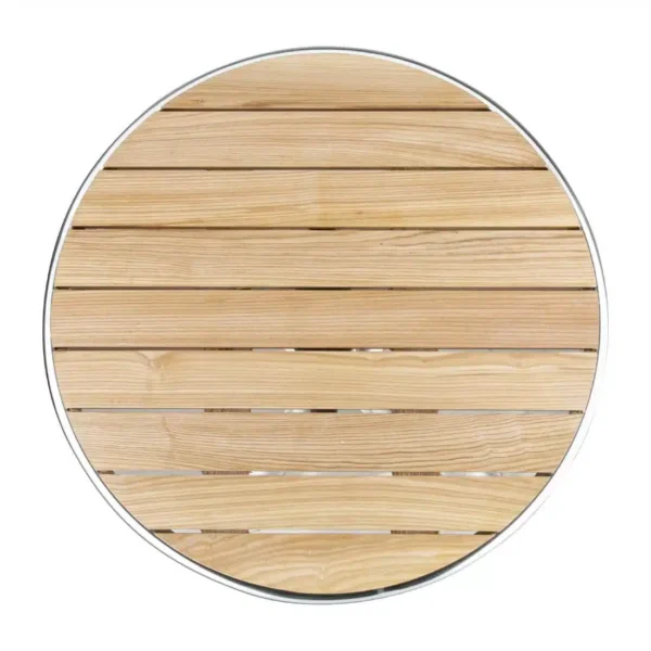 Bolero Round Flip Top Table Ash 600mm - Image 2