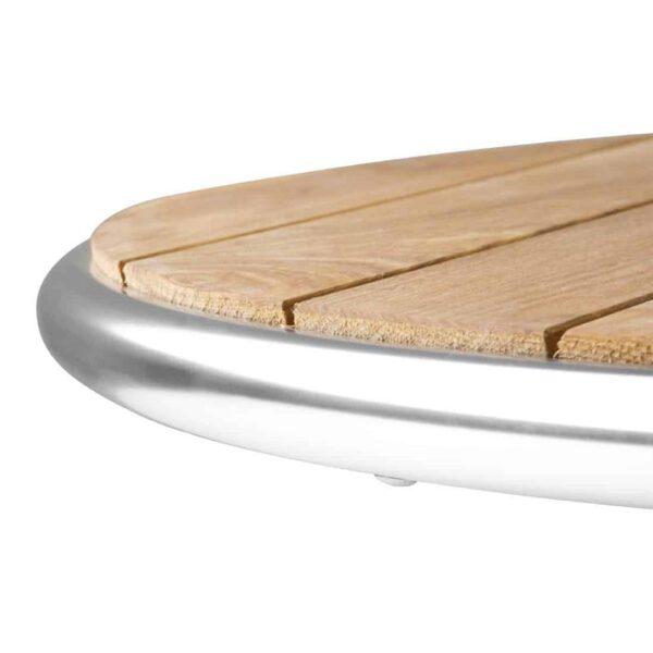 Bolero Round Flip Top Table Ash 600mm - Image 5