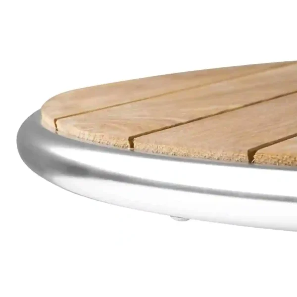 Bolero Round Flip Top Table Ash 600mm - Image 5