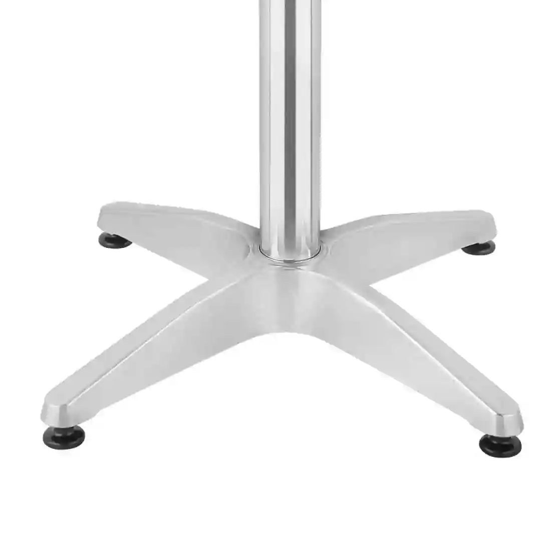 Bolero Steel and Aluminium Round Bistro Table 800mm - Image 4