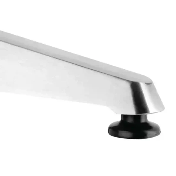 Bolero Steel and Aluminium Square Bistro Table 600mm - Image 5