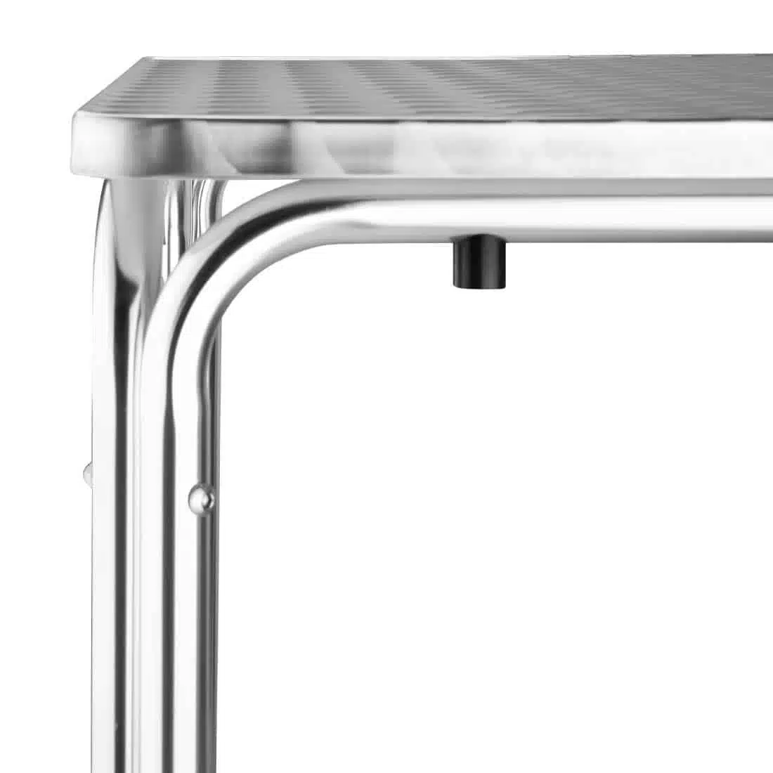 Bolero Square Stacking Table Stainless Steel 700mm - Image 3