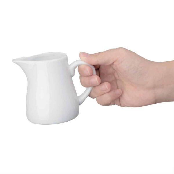 Olympia Whiteware Cream and Milk Jugs 170ml 6oz - Image 3