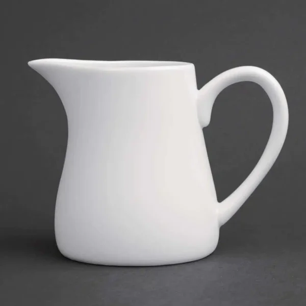 Olympia Whiteware Cream and Milk Jugs 212ml 7.5oz - Image 1
