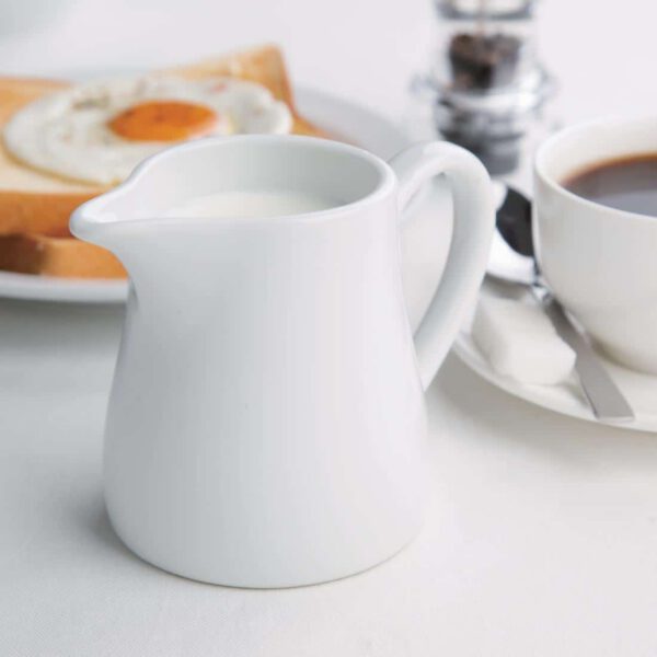 Olympia Whiteware Cream and Milk Jugs 305ml 10.75oz - Image 7