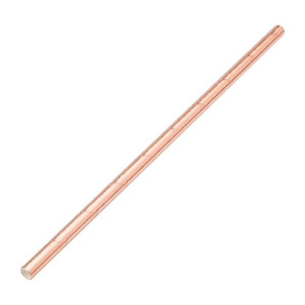 Biodegradable Paper Straws - Metallic