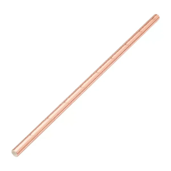 Biodegradable Paper Straws - Metallic