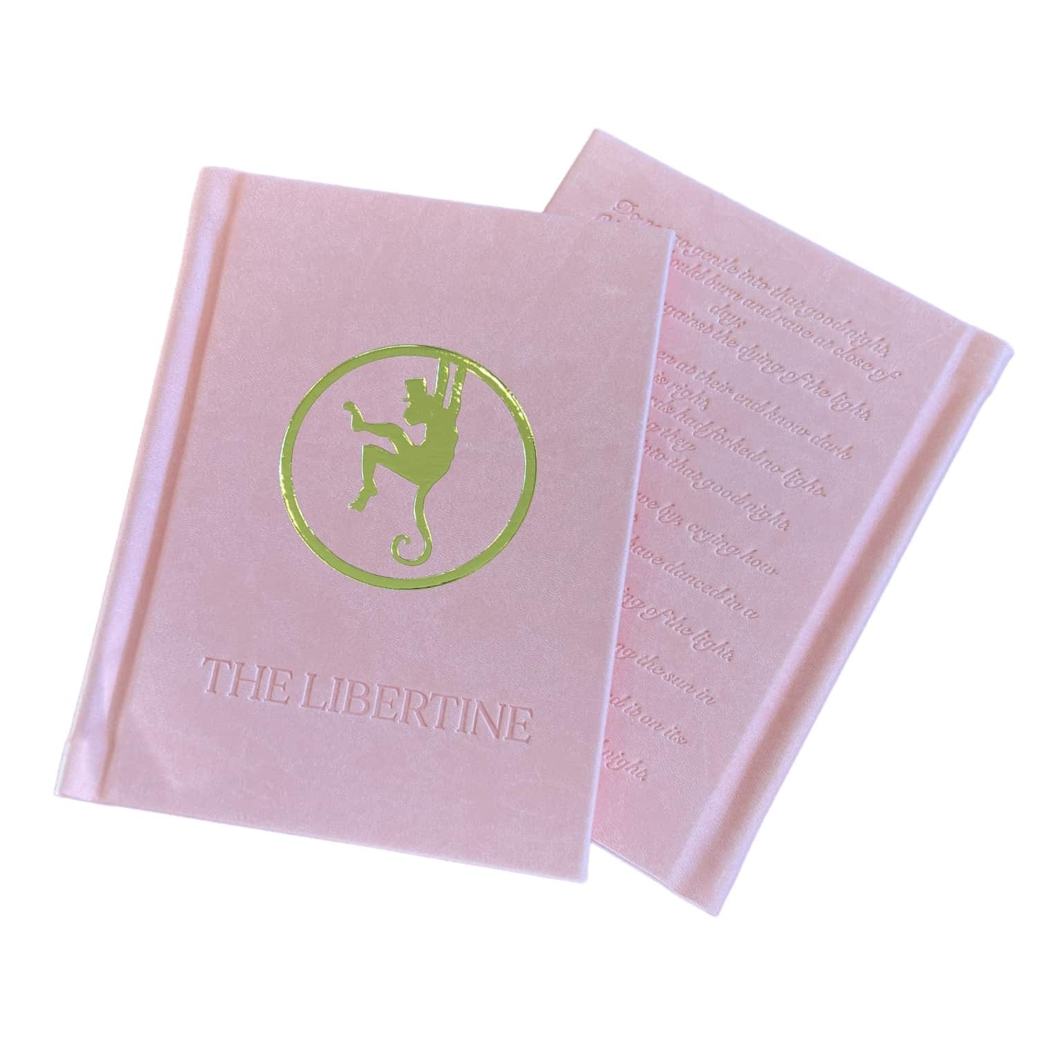 Pink Vivella Grip Fix Menu Covers