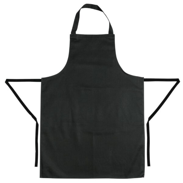 Whites Bib Apron Polycotton Black