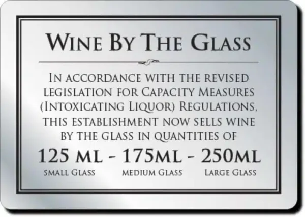 Wine by the glass 125