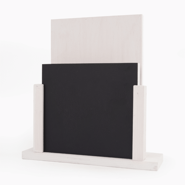 Wooden Menu Holder with Chalk Board - Image 6