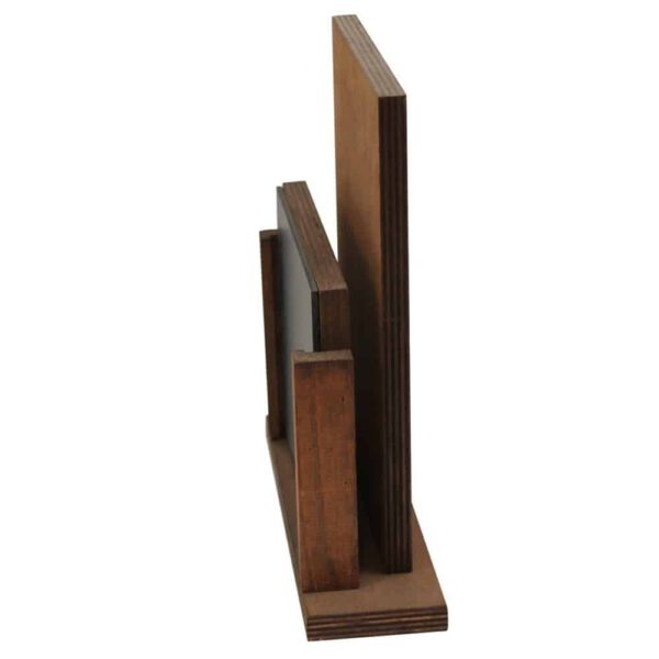 Wooden Menu Holder with Chalk Board - Image 3