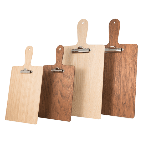 Die Cut Printed Wooden Menu Boards
