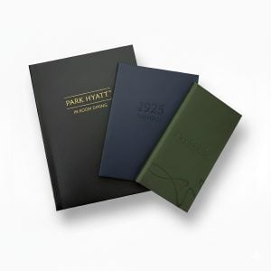 Fine Grain Faux Leather Menu Covers by Smart Hospitality Supplies