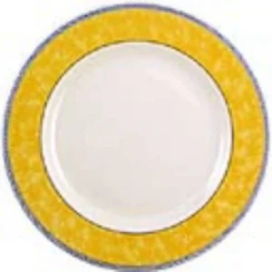 Churchill New Horizons Marble Border Classic Plates Yellow 280mm
