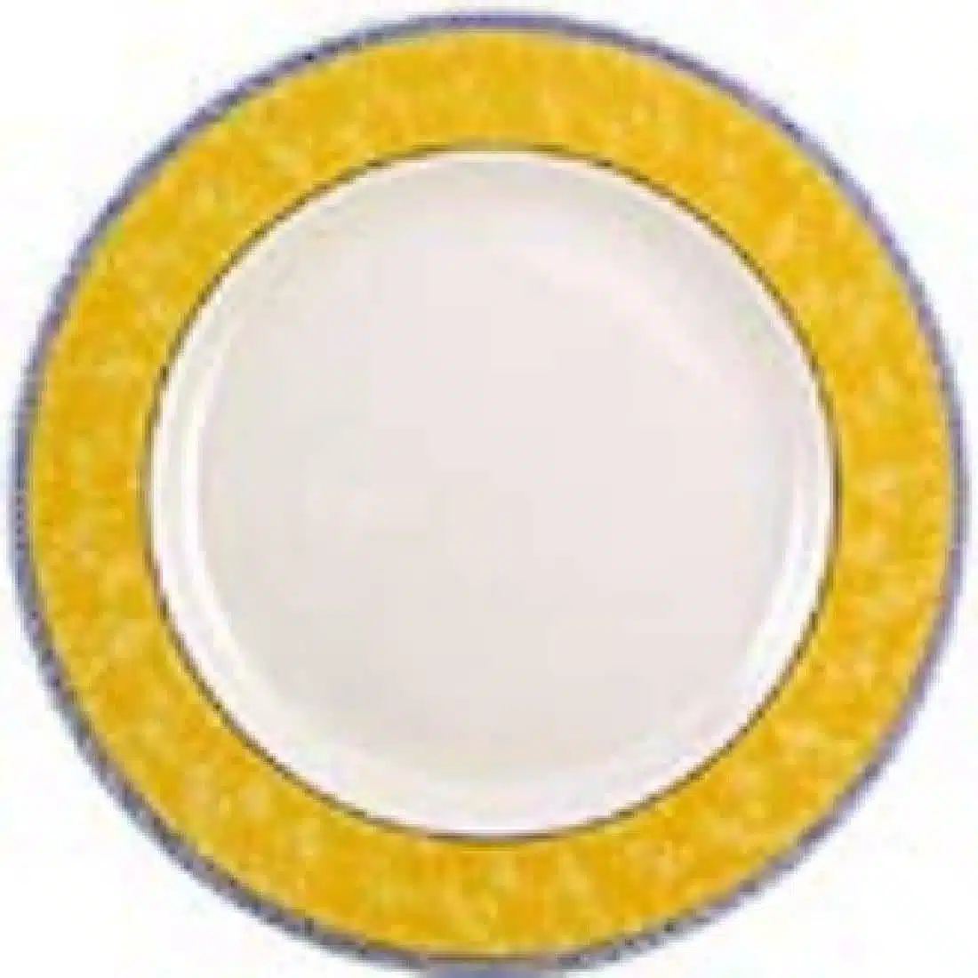Churchill New Horizons Marble Border Classic Plates Yellow 280mm