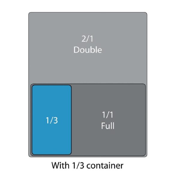 Cambro Polycarbonate 1/3 Gastronorm Pan 200mm