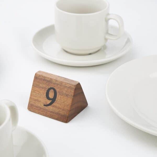 Olympia Acacia Table Number Signs Numbers