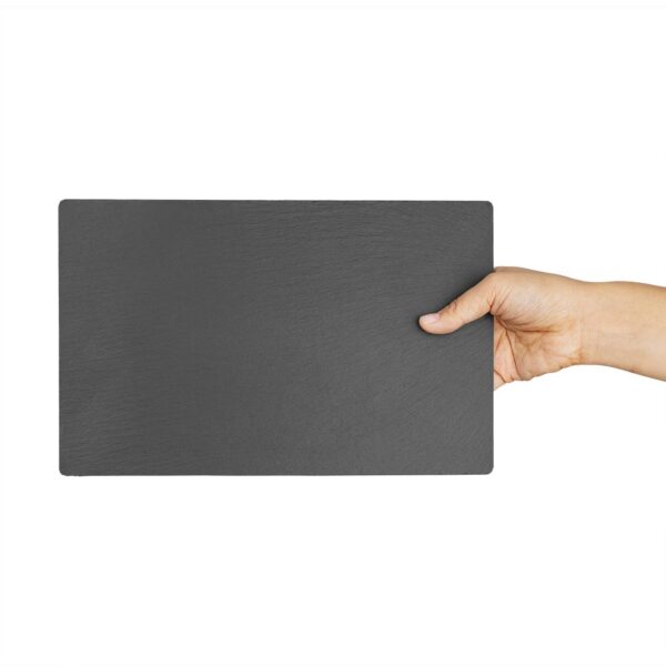 Olympia Smooth Edged Slate Platter 280x180mm
