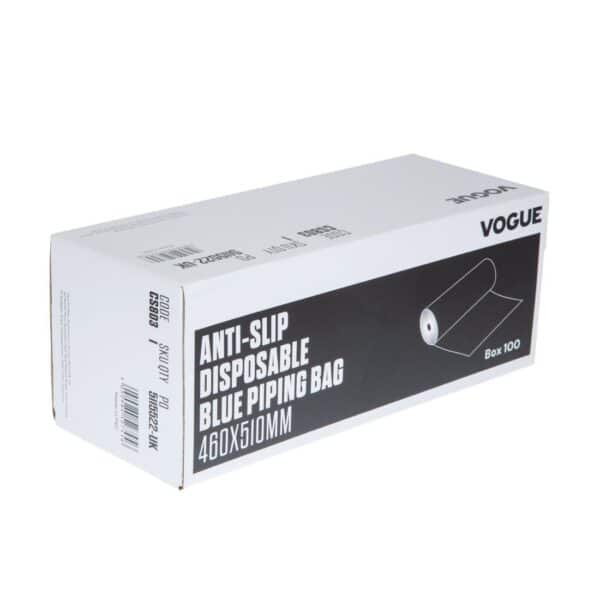 Vogue Anti-Slip Disposable Blue Piping Bags (Pack of 100)