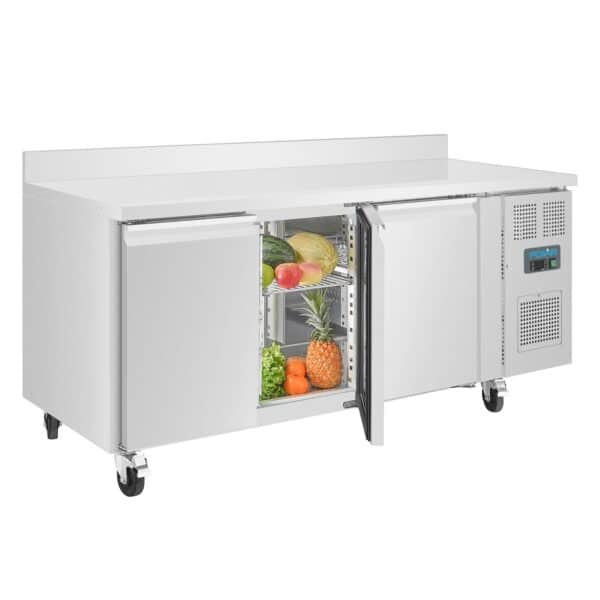 Polar Counter 3 Door Freezer with Upstand 417 Ltr