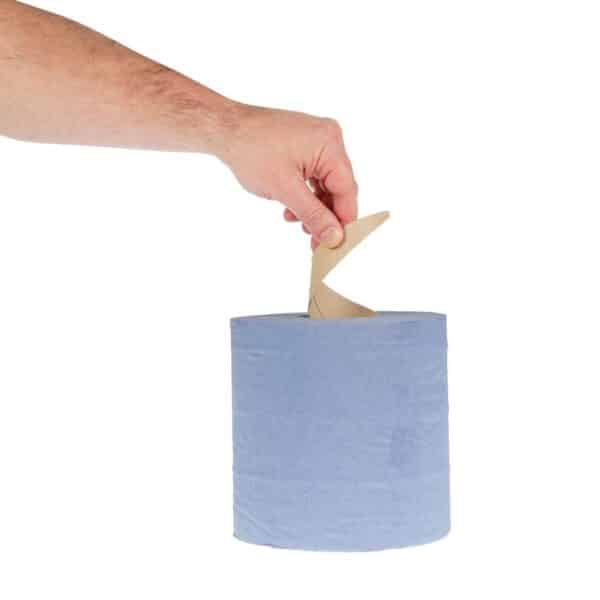 Jantex Centrefeed Blue Roll 2ply 120m 6 Pack