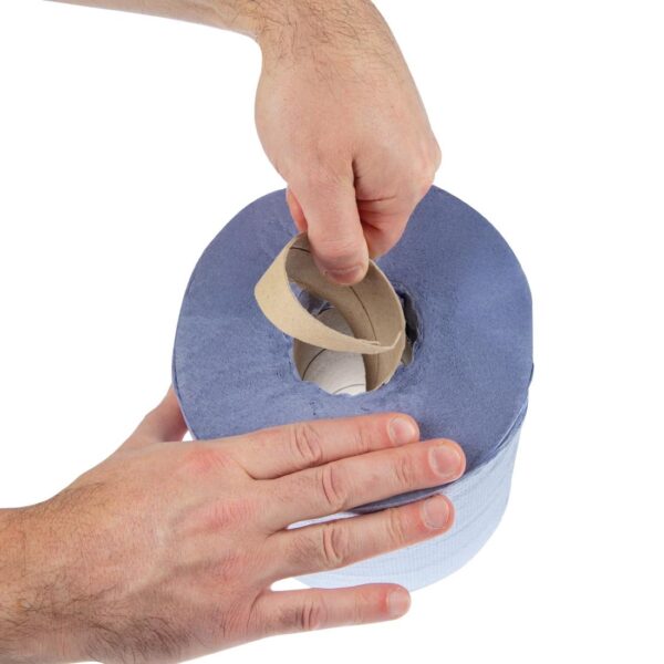 Jantex Centrefeed Blue Roll 2ply 120m 6 Pack